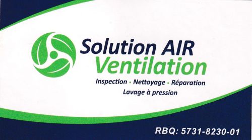 Solution AIR Ventilation à Laval